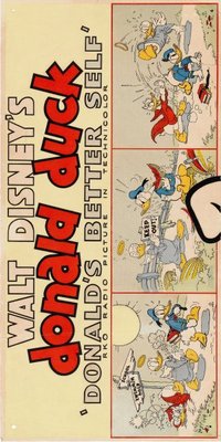 Donald's Better Self movie poster (1938) metal framed poster