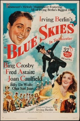 Blue Skies movie poster (1946) metal framed poster