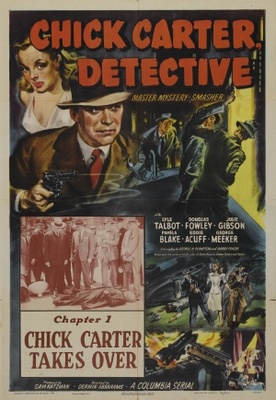 Chick Carter, Detective movie poster (1946) wooden framed poster