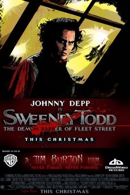 Sweeney Todd: The Demon Barber of Fleet Street movie poster (2007) Mouse Pad MOV_94070e5a