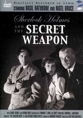 Sherlock Holmes and the Secret Weapon movie poster (1943) poster with hanger