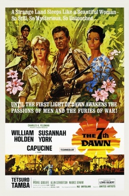 The 7th Dawn movie poster (1964) metal framed poster