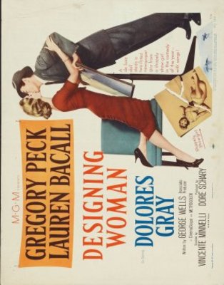Designing Woman movie poster (1957) wood print