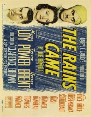 The Rains Came movie poster (1939) wooden framed poster