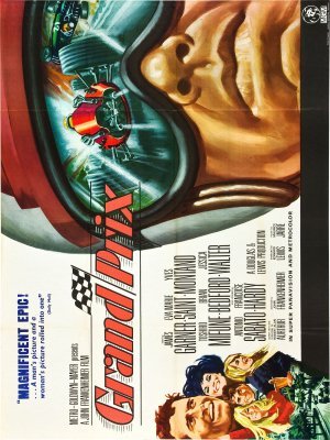 Grand Prix movie poster (1966) Tank Top
