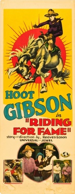 Riding for Fame movie poster (1928) wood print