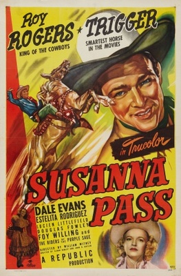 Susanna Pass movie poster (1949) metal framed poster