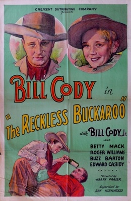 The Reckless Buckaroo movie poster (1935) metal framed poster
