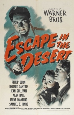 Escape in the Desert movie poster (1945) poster with hanger