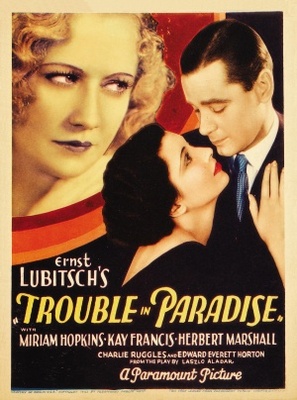 Trouble in Paradise movie poster (1932) poster with hanger