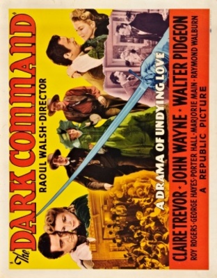 Dark Command movie poster (1940) wooden framed poster