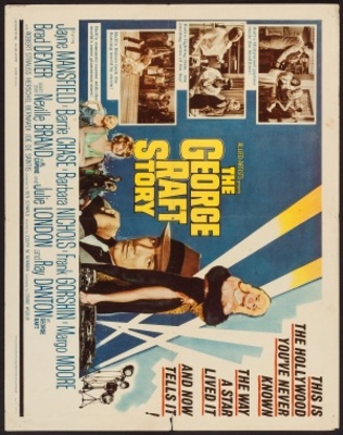 The George Raft Story movie poster (1961) wood print