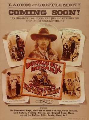Buffalo Bill and the Indians, or Sitting Bull's History Lesson movie poster (1976) wooden framed poster
