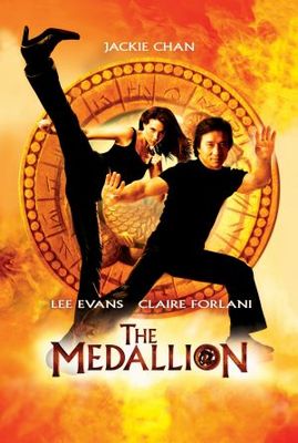 The Medallion movie poster (2003) wooden framed poster
