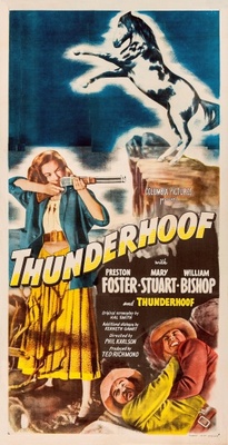 Thunderhoof movie poster (1948) wooden framed poster