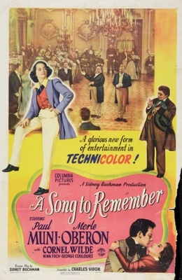 A Song to Remember movie poster (1945) wooden framed poster