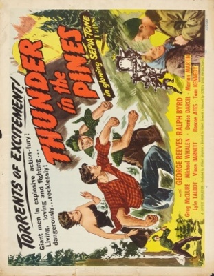 Thunder in the Pines movie poster (1948) poster with hanger