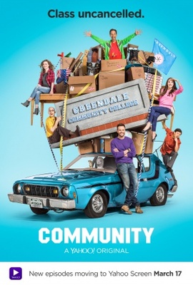 Community movie poster (2009) wooden framed poster