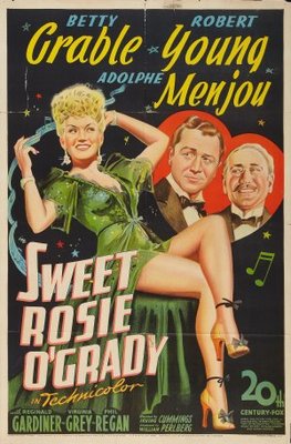 Sweet Rosie O'Grady movie poster (1943) wood print