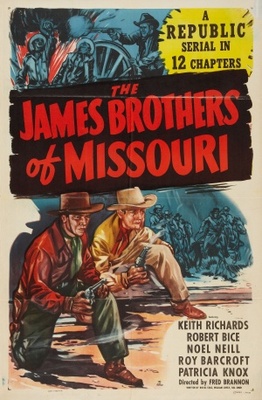 The James Brothers of Missouri movie poster (1949) wood print