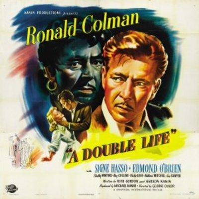 A Double Life movie poster (1947) canvas poster