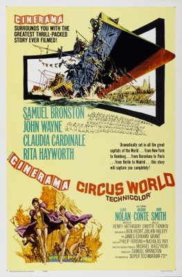 Circus World movie poster (1964) pillow