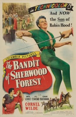 The Bandit of Sherwood Forest movie poster (1946) wooden framed poster