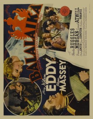 Balalaika movie poster (1939) metal framed poster