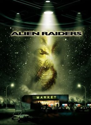 Alien Raiders movie poster (2008) metal framed poster