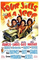 Four Jills in a Jeep movie poster (1944) Longsleeve T-shirt #1225946