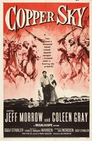 Copper Sky movie poster (1957) t-shirt #695389