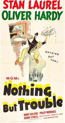 Nothing But Trouble movie poster (1944) wooden framed poster