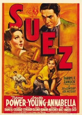 Suez movie poster (1938) pillow