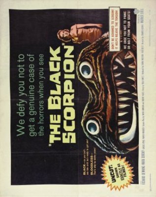 The Black Scorpion movie poster (1957) wooden framed poster