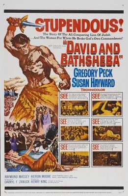 David and Bathsheba movie poster (1951) mouse pad