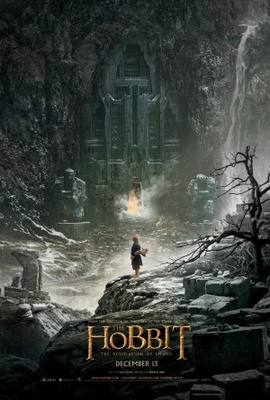 The Hobbit: The Desolation of Smaug movie poster (2013) poster with hanger