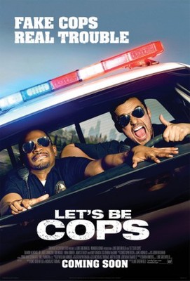 Let's Be Cops movie poster (2014) Stickers MOV_966ffc5a