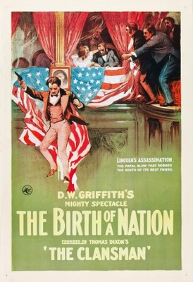 The Birth of a Nation movie poster (1915) wooden framed poster
