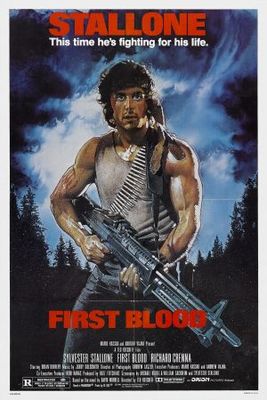 First Blood movie poster (1982) poster with hanger