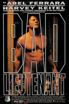 Bad Lieutenant movie poster (1992) wooden framed poster