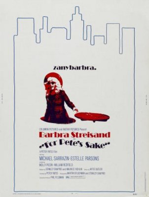 For Pete's Sake movie poster (1974) wood print