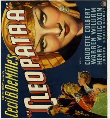 Cleopatra movie poster (1934) metal framed poster