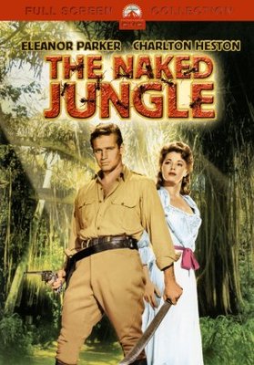 The Naked Jungle movie poster (1954) metal framed poster