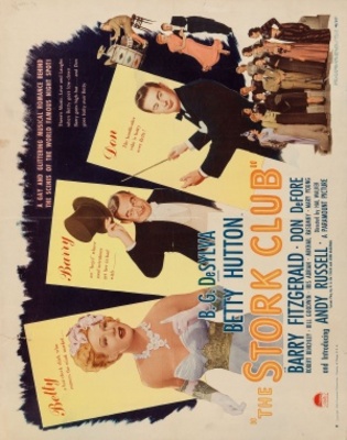 The Stork Club movie poster (1945) pillow