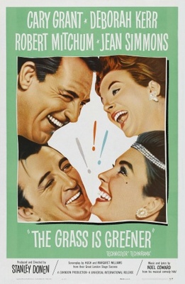 The Grass Is Greener movie poster (1960) metal framed poster