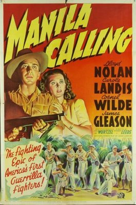 Manila Calling movie poster (1942) poster with hanger