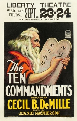 The Ten Commandments movie poster (1923) tote bag #MOV_96d8311a