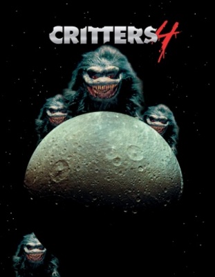 Critters 4 movie poster (1991) wood print