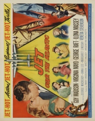 Jet Over the Atlantic movie poster (1959) metal framed poster