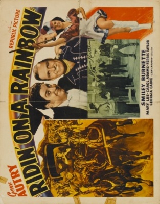 Ridin' on a Rainbow movie poster (1941) wood print